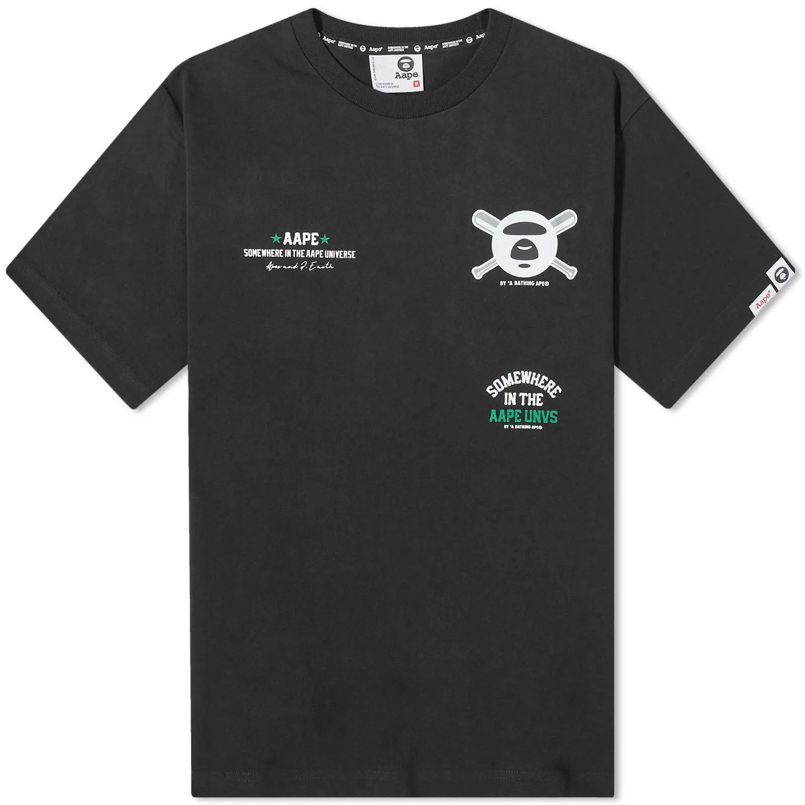 AAPE Street Baseball Number T-ShirtBlack