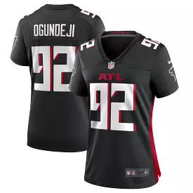 Adetokunbo Ogundeji Atlanta Falcons Nike Women's Game Jersey - Black