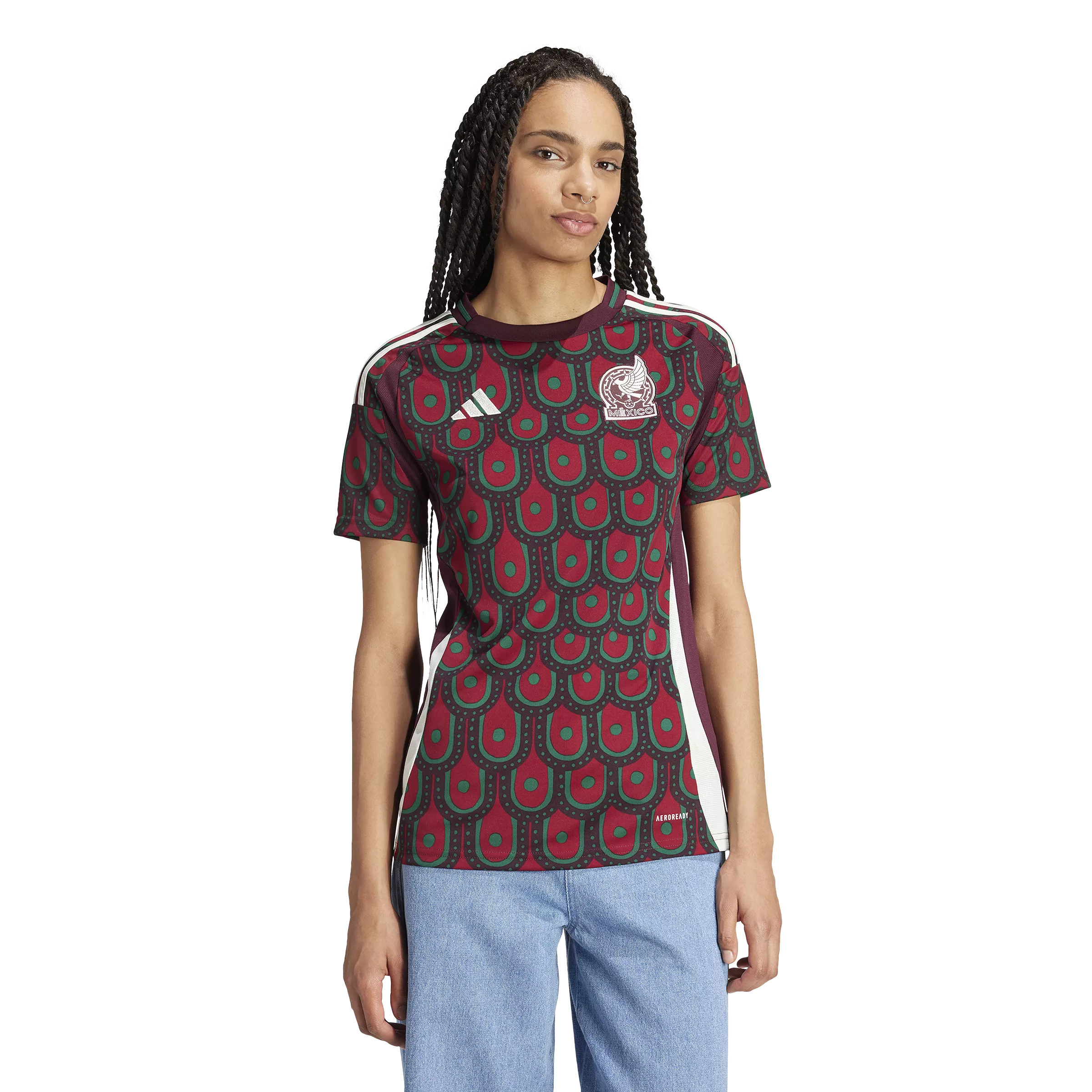 Adidas Mexico Women's 2024 Stadium Home Jersey