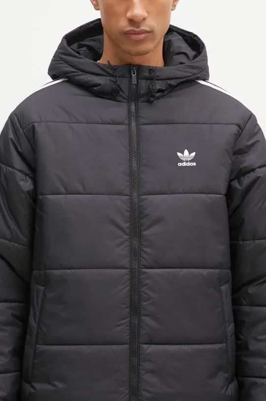 adidas Originals jacket Adicolor Long men's black color HZ0684