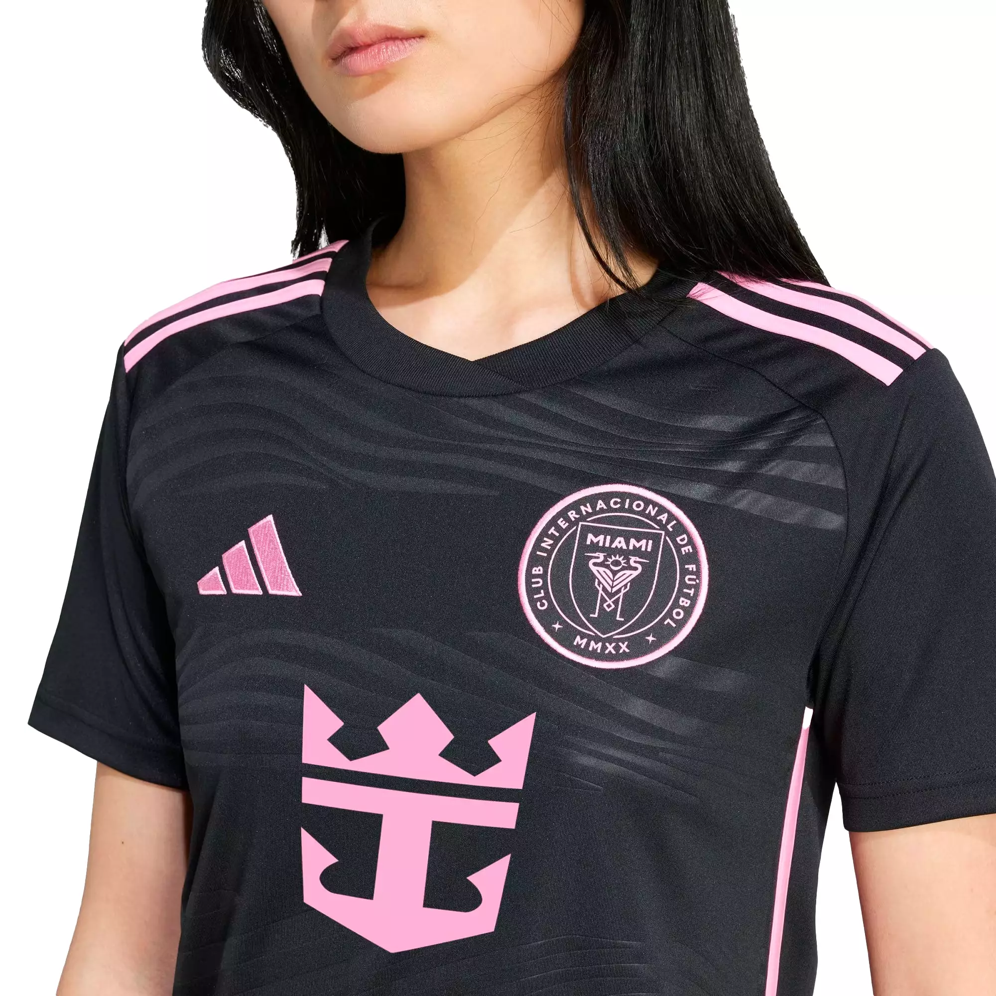 adidas Women's Inter Miami 2023/24 Away Jersey Black/Pink