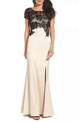 Adrianna Papell - AP1E201377 Floral Lace Sheath Dress