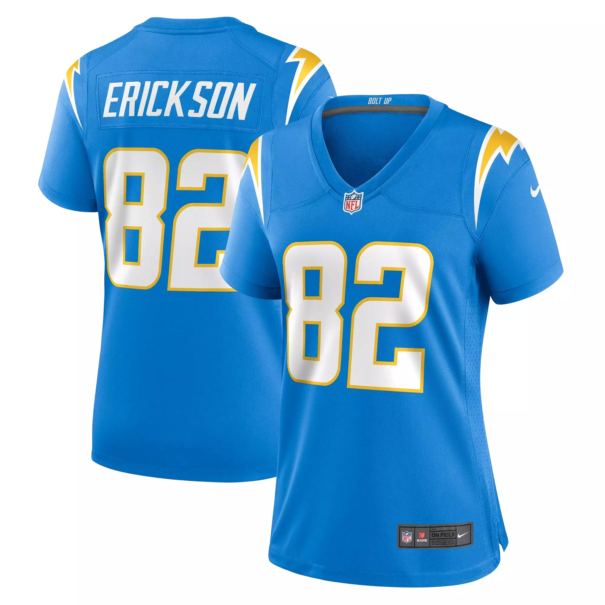 Alex Erickson Los Angeles Chargers Nike Women's Team Game Jersey - Powder Blue