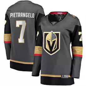 Alex Pietrangelo Vegas Golden Knights Fanatics Branded Women's Alternate Premier Breakaway Player Jersey - Gray