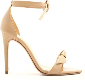 Alexandre Birman Clarita 100mm knot-detail sandals Neutrals