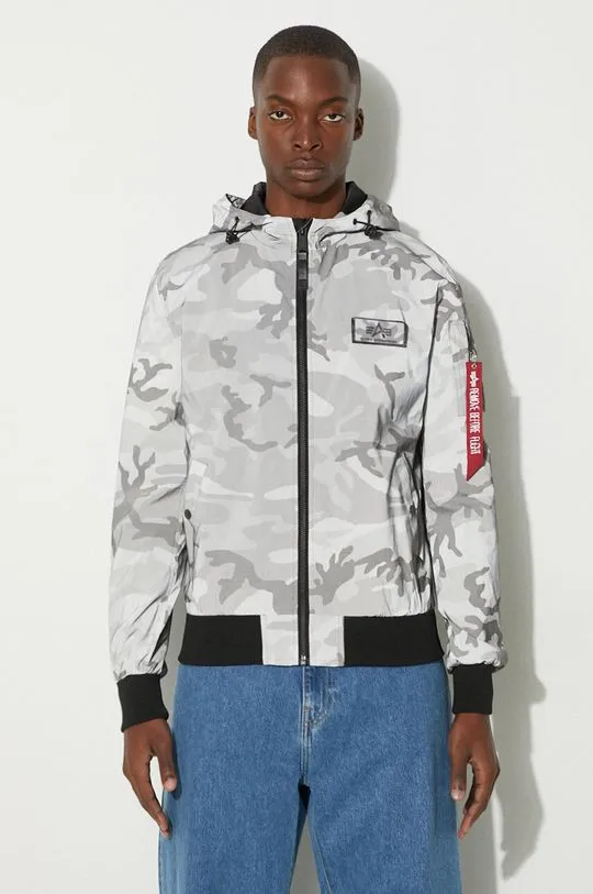 Alpha Industries jacket gray color