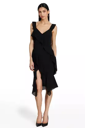 AMANDA UPRICHARD CANTARA DRESS Black