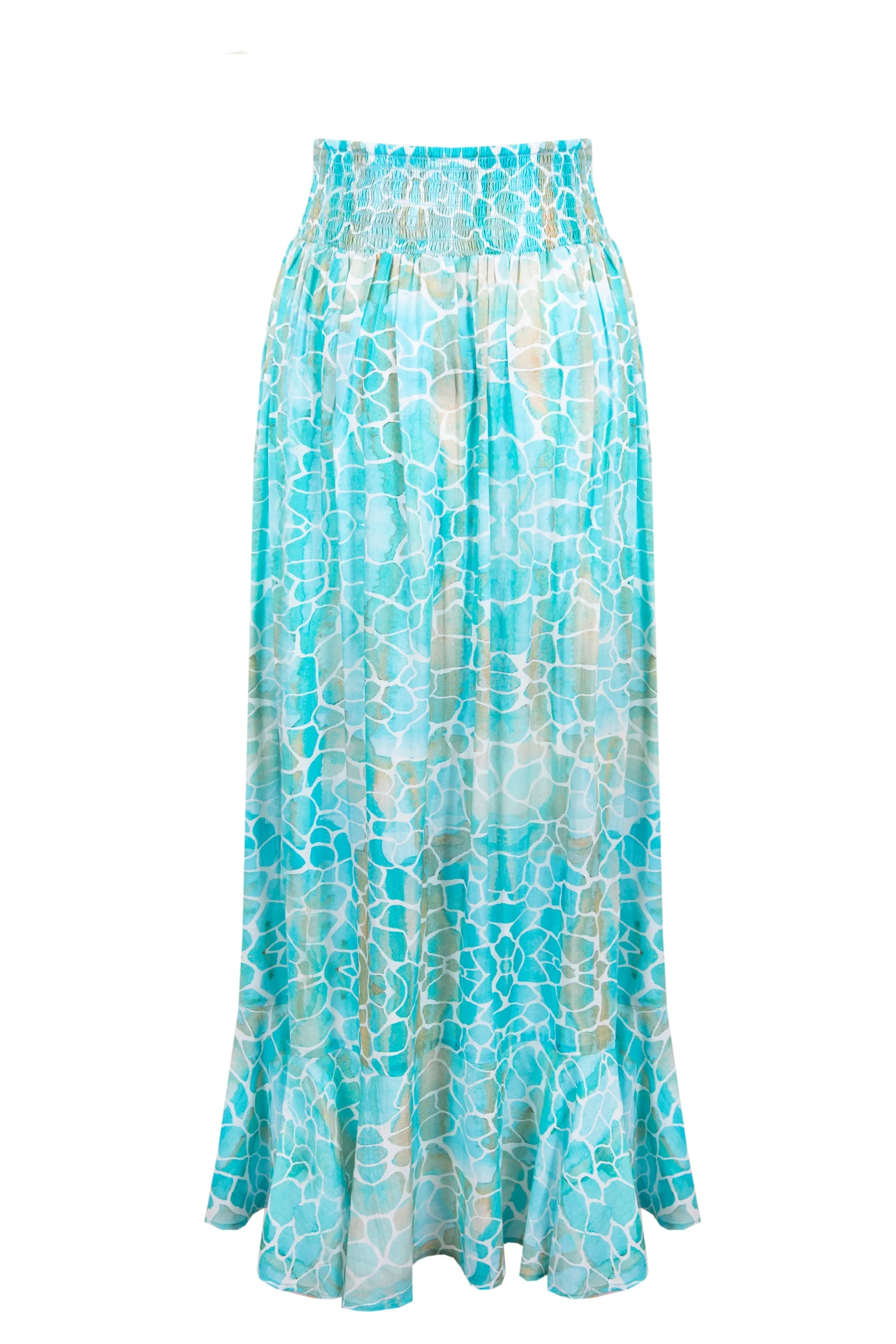 AQUA PEBBLES FIJI SKIRT