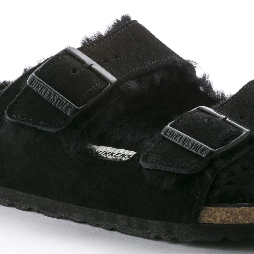 Arizona - Black Suede Shearling||Arizona - Suède fourrure Noir