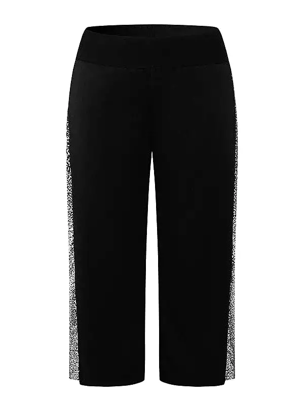 Baggy Black and Blue Women's Pants Trousers