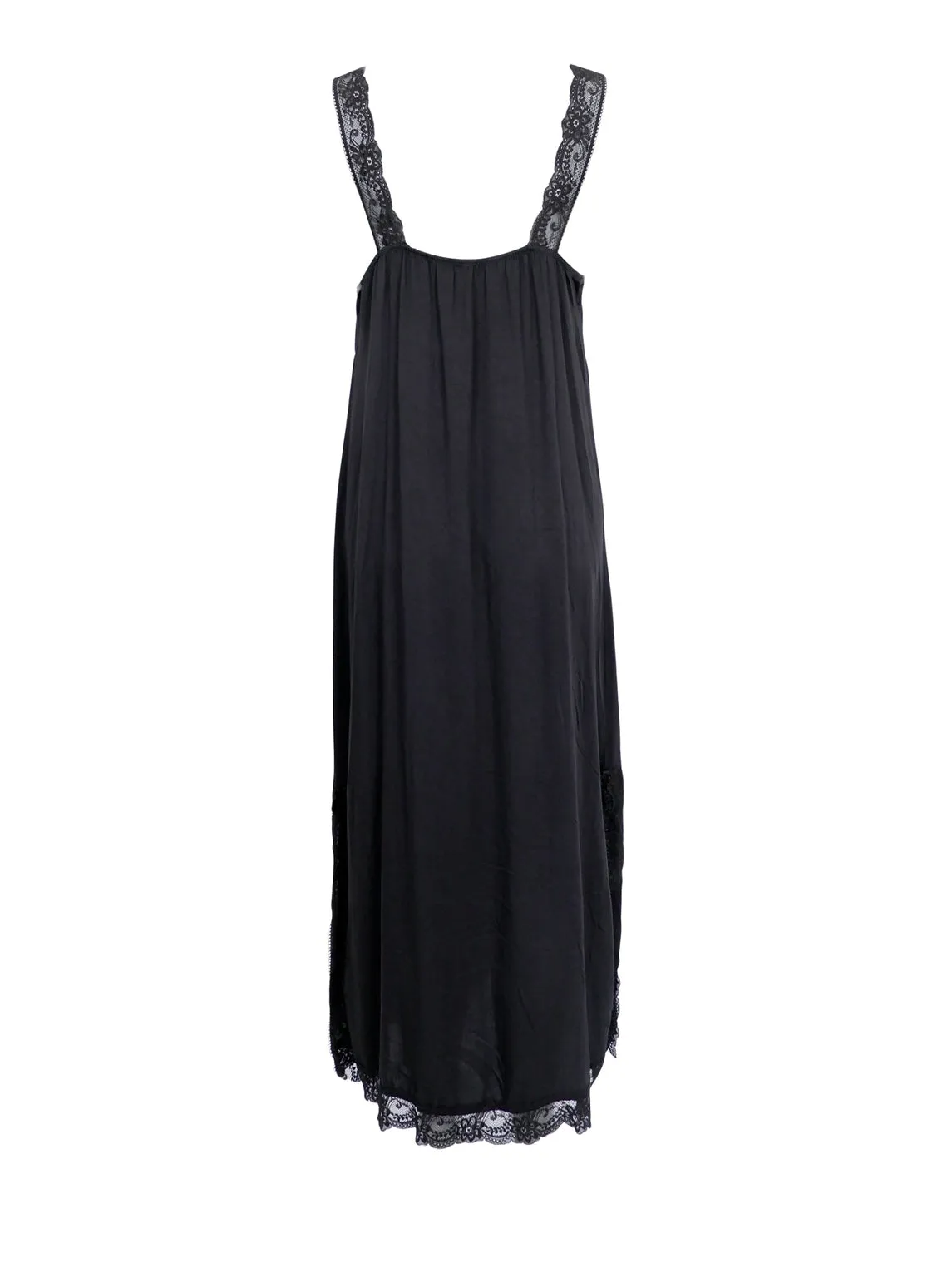 BCBeate Long Lace Dress - Vintage Dyed Black