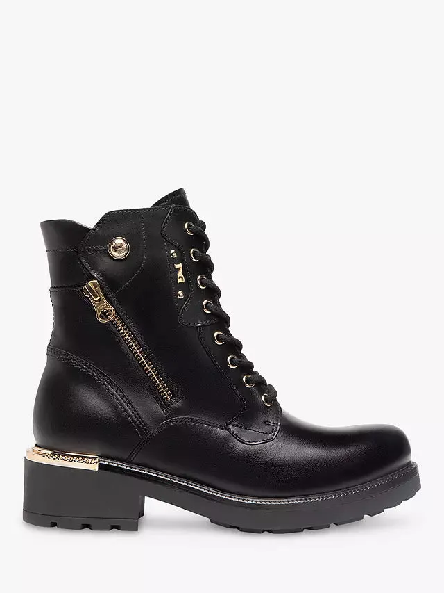 BLACK AND GOLD BOOT - NEROGIARDINI