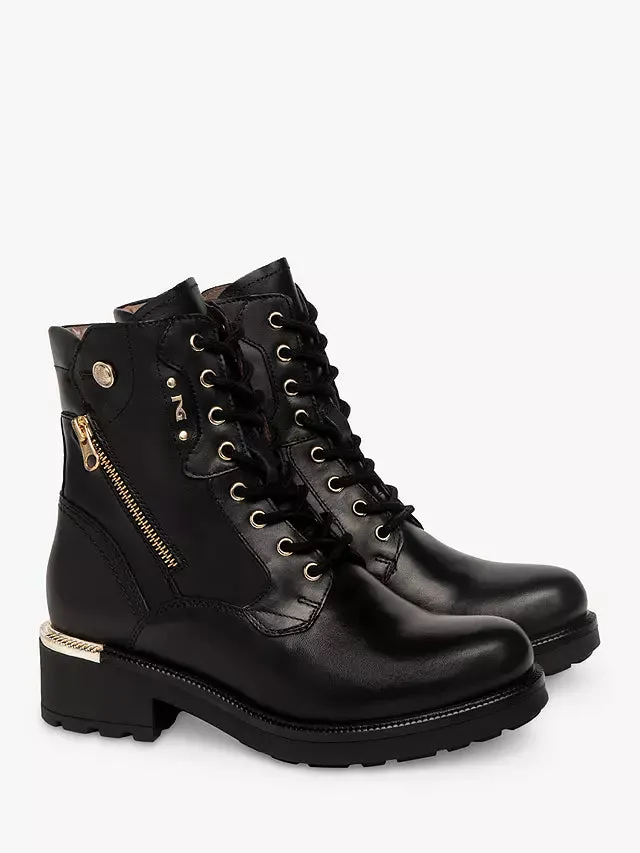 BLACK AND GOLD BOOT - NEROGIARDINI