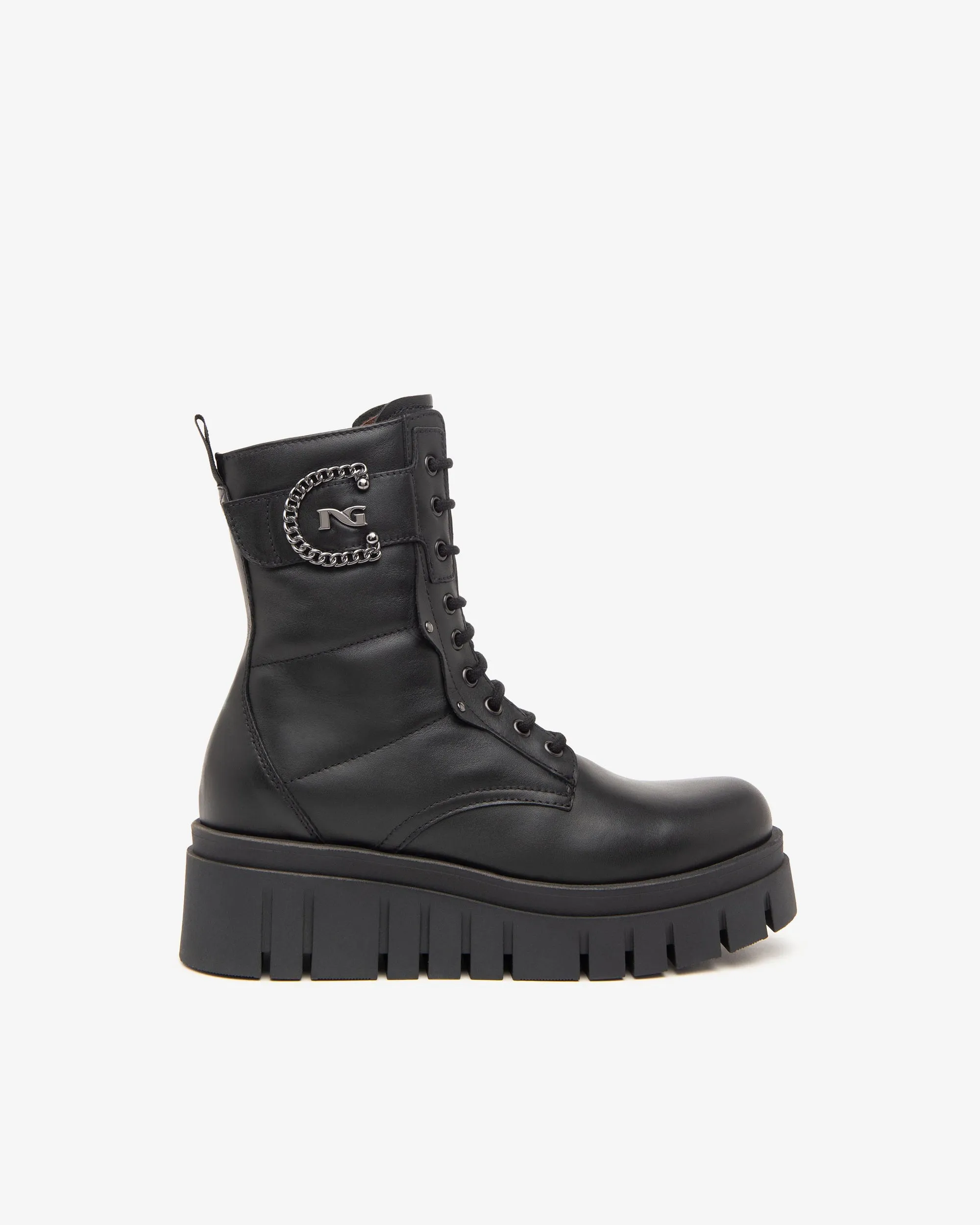 BLACK PLATFORM BOOT - NEROGIARDINI