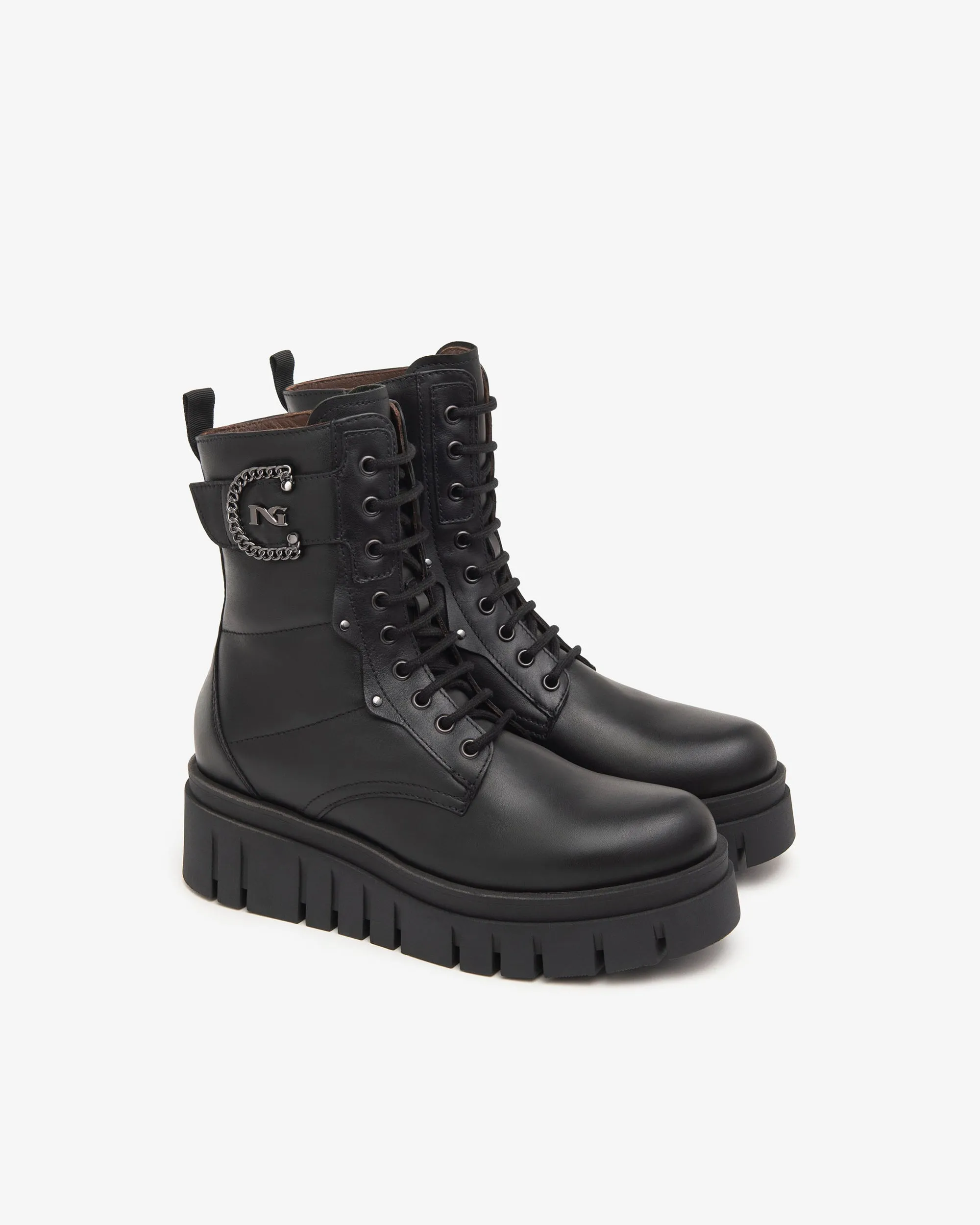 BLACK PLATFORM BOOT - NEROGIARDINI