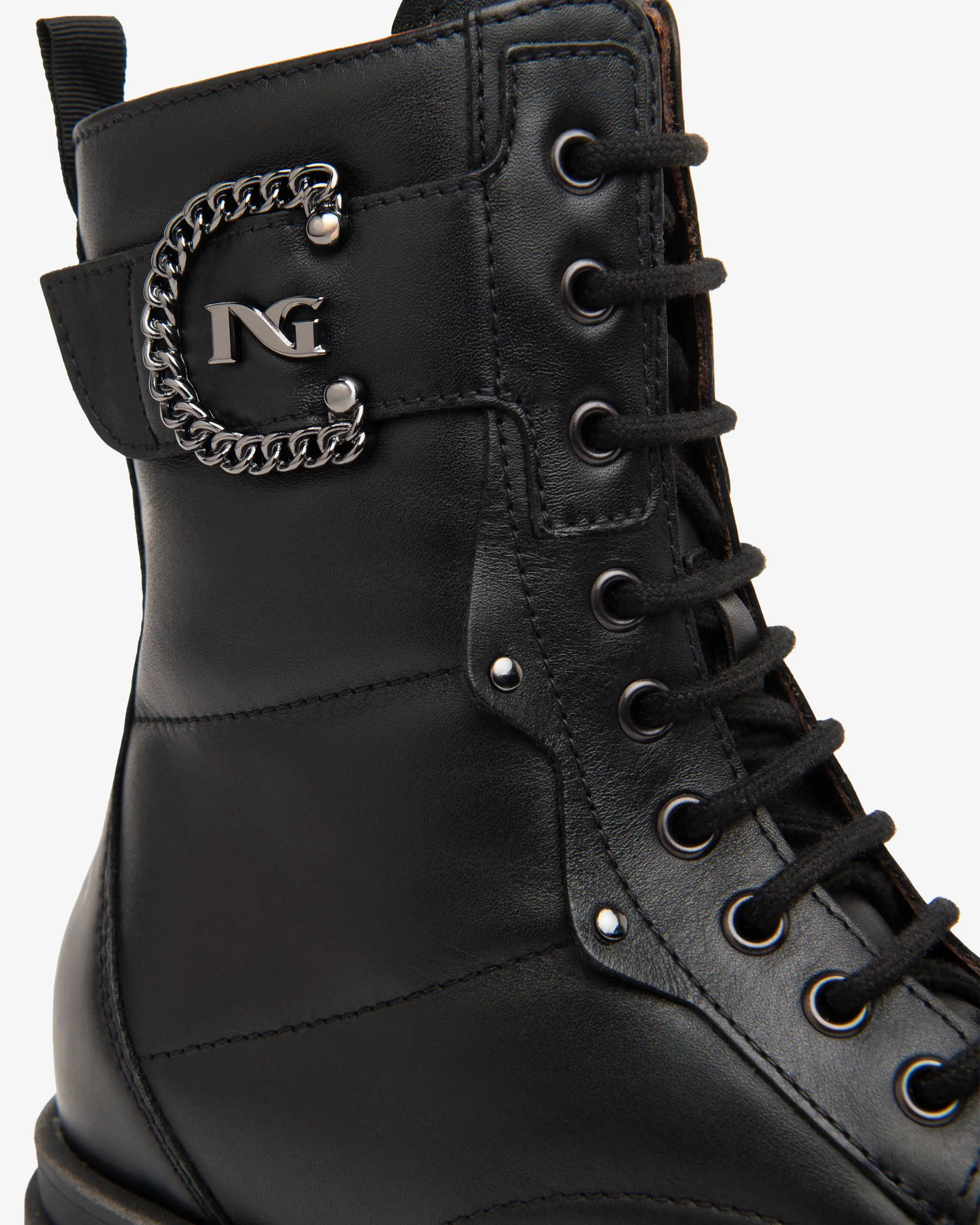 BLACK PLATFORM BOOT - NEROGIARDINI