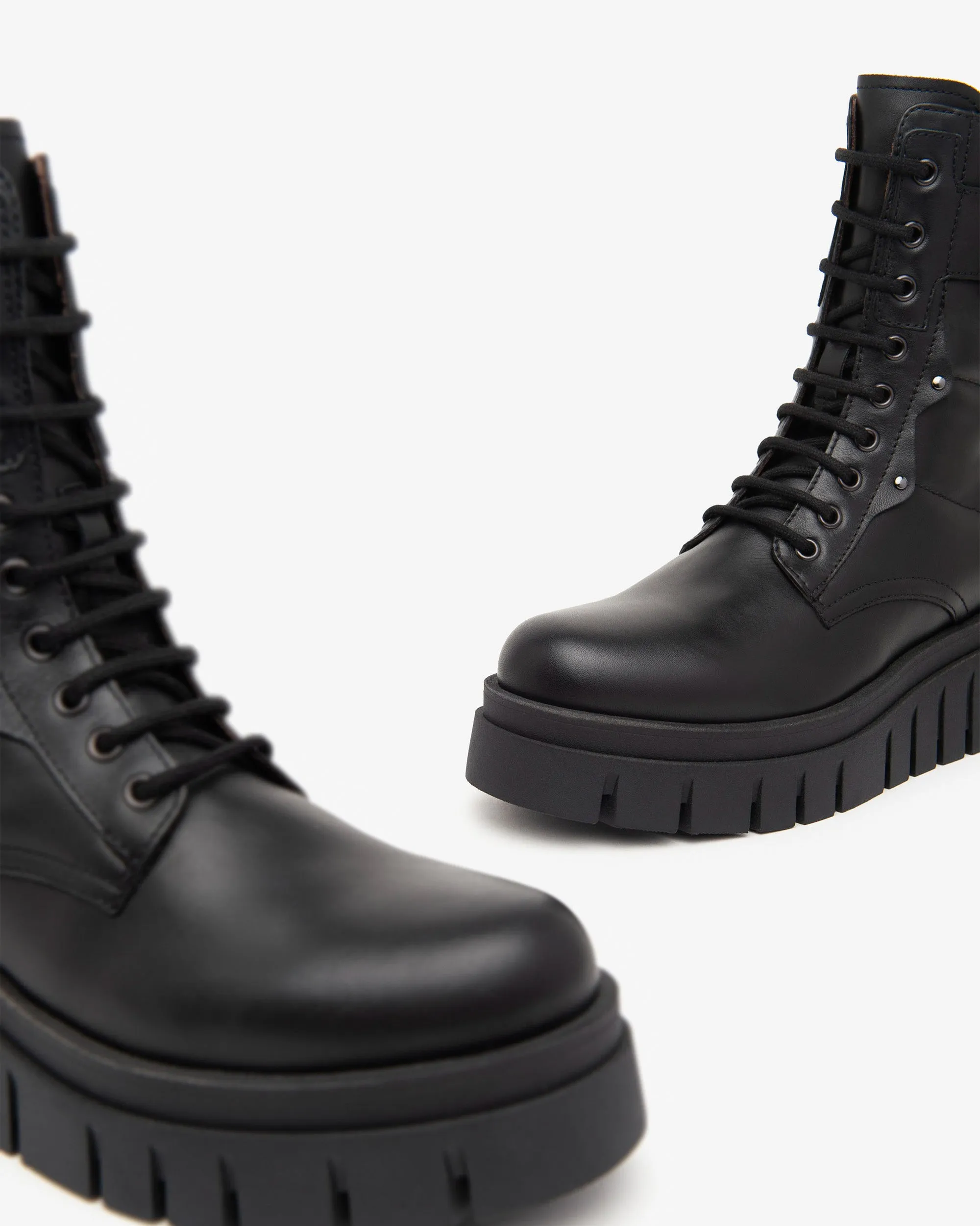 BLACK PLATFORM BOOT - NEROGIARDINI