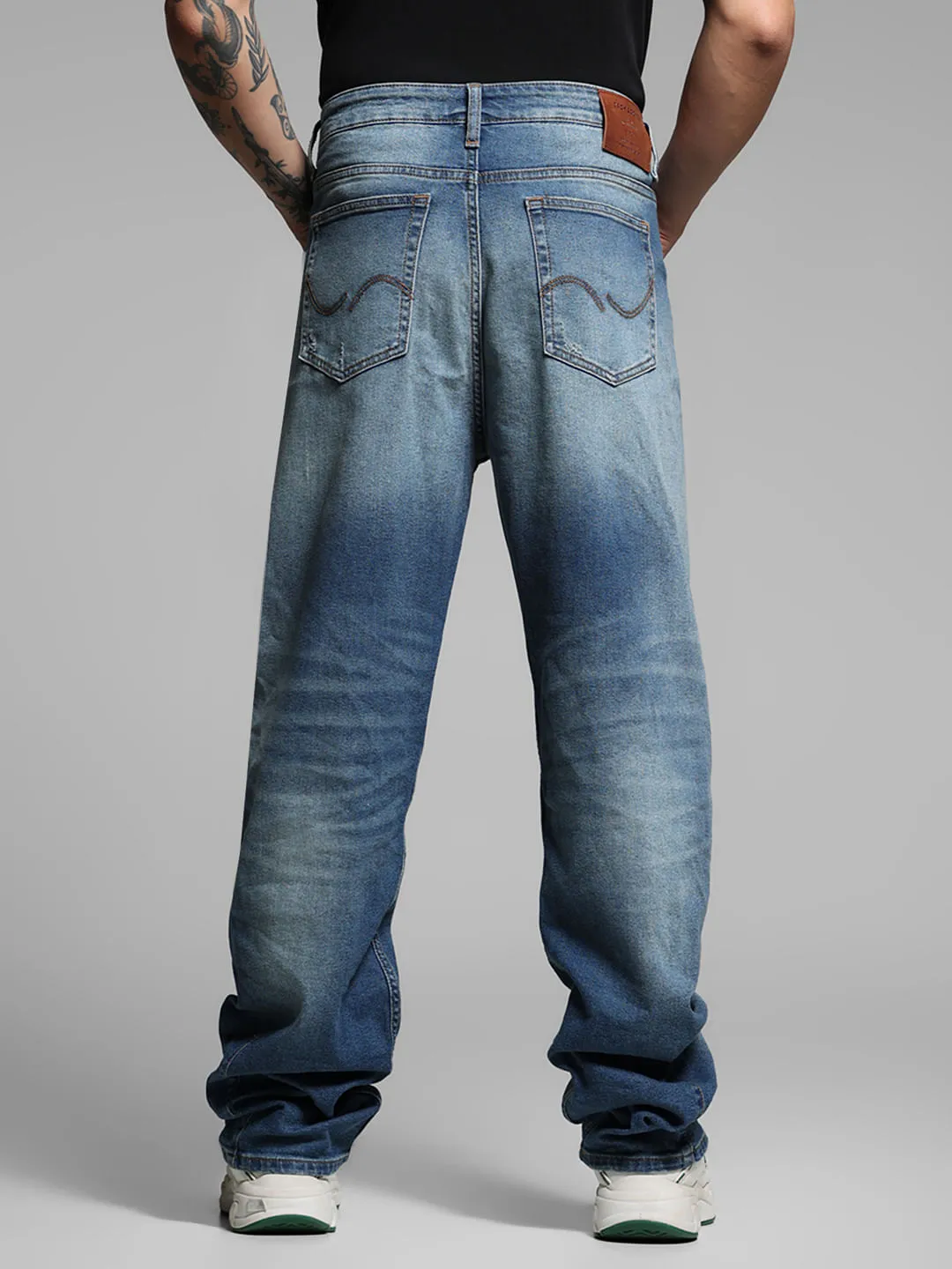 Blue High Rise Dario Loose Fit Jeans