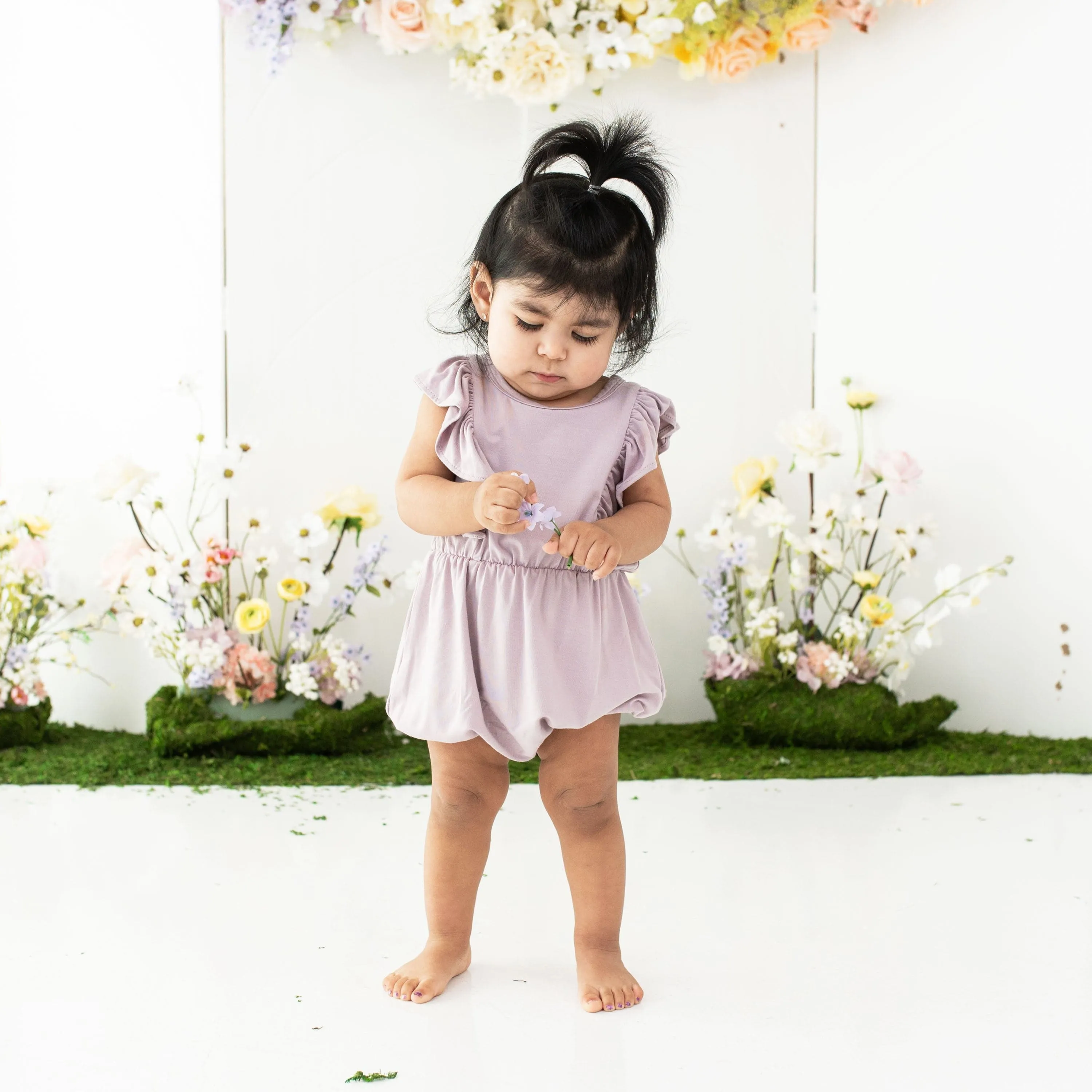 Bubble Romper in Wisteria