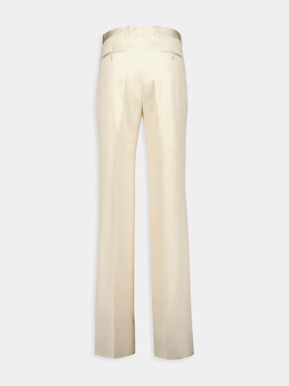 Champagne Tailored Boot Cut Pants