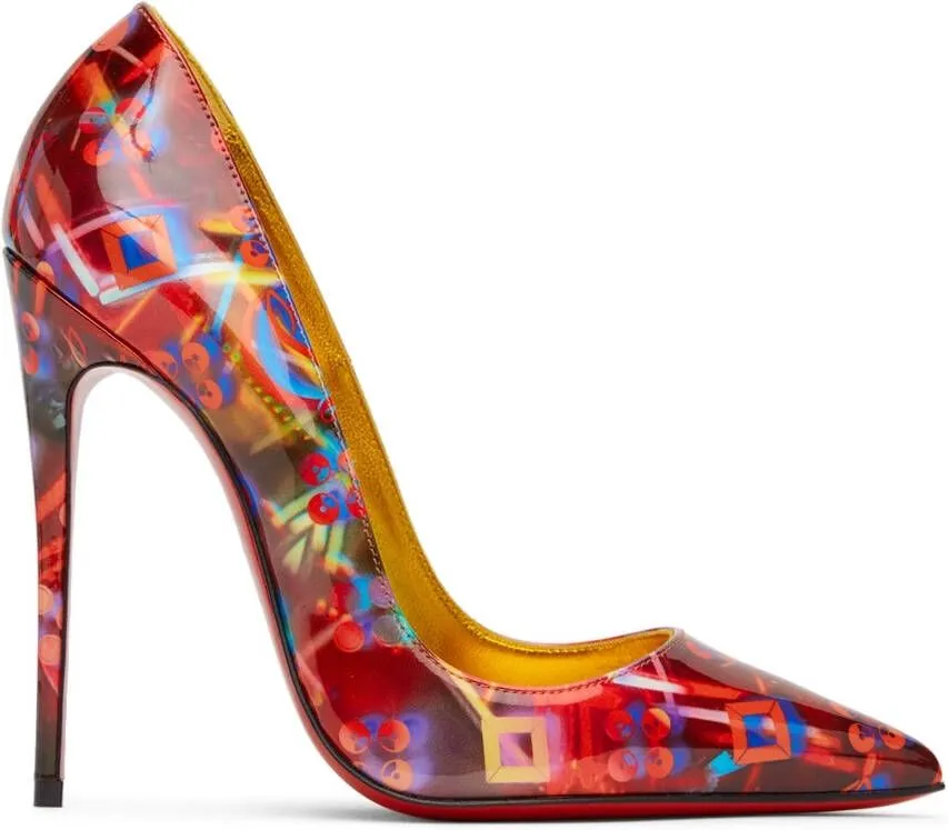 Christian Louboutin Multicolor So Kate 120mm Heels