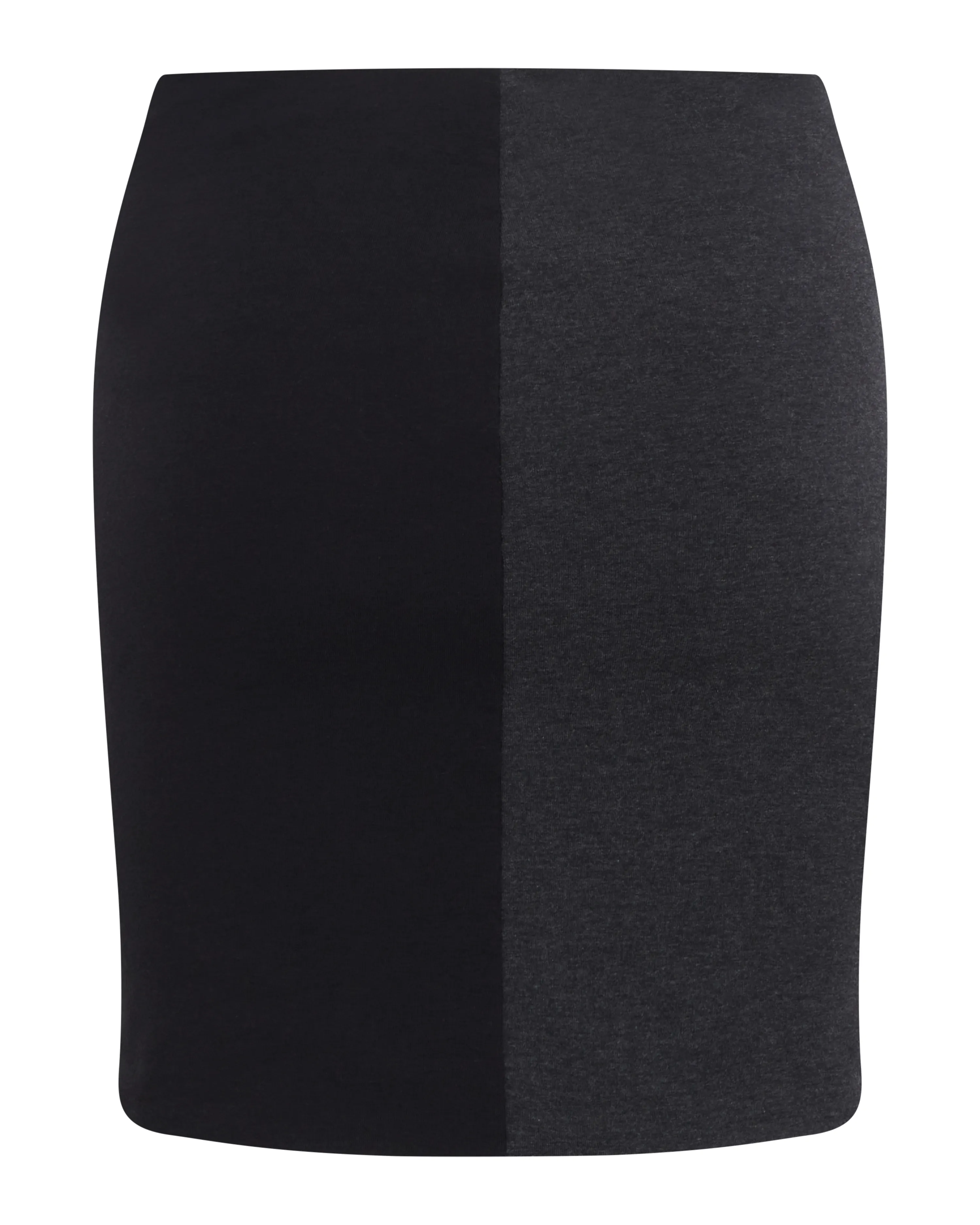 Convertible Skirt Top | Grey Melange / Black