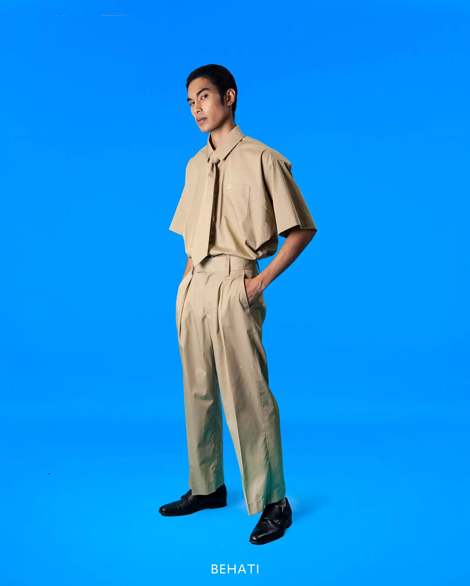 Cotton Gaucho Pants (Khaki)