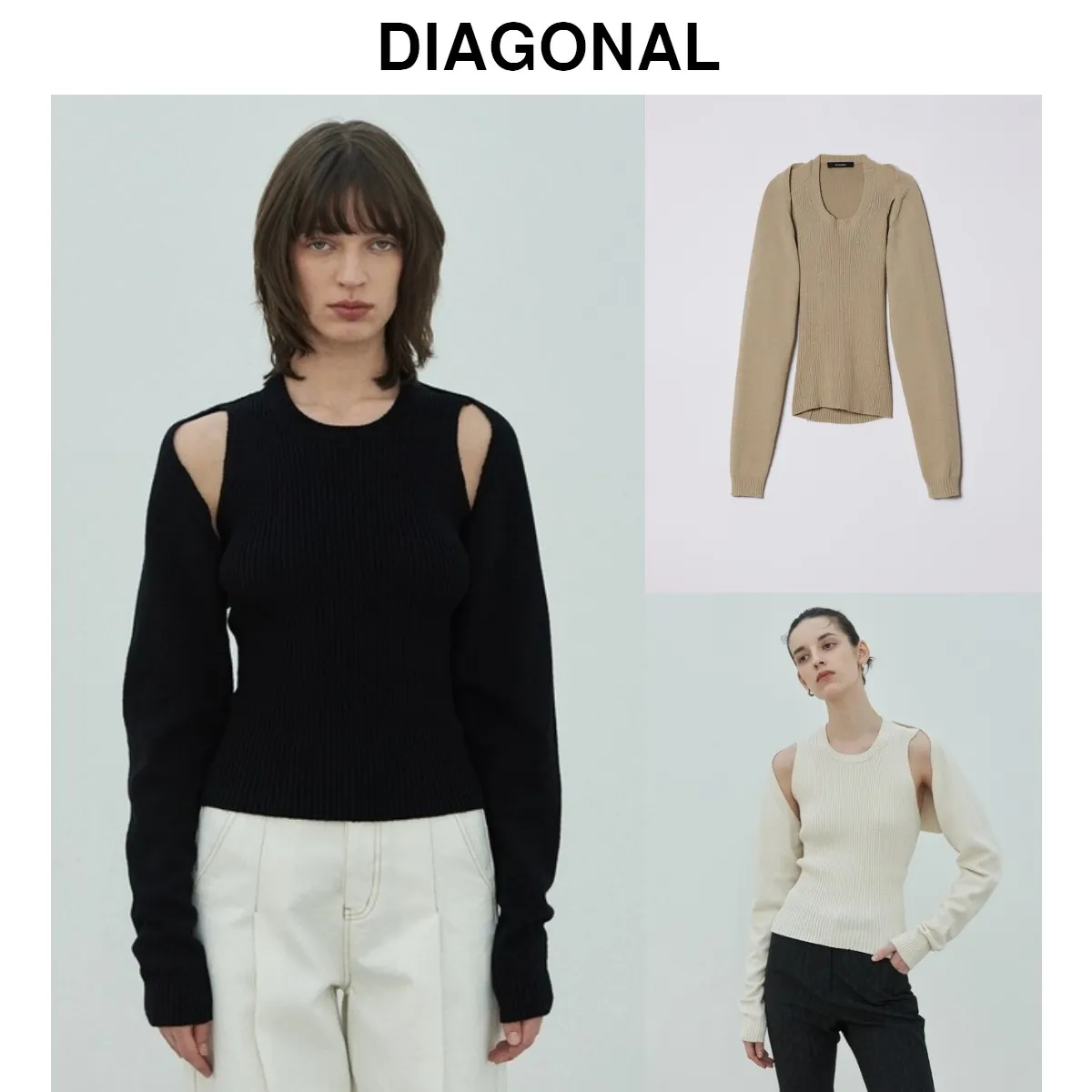 DIAGONAL  |Cardigans