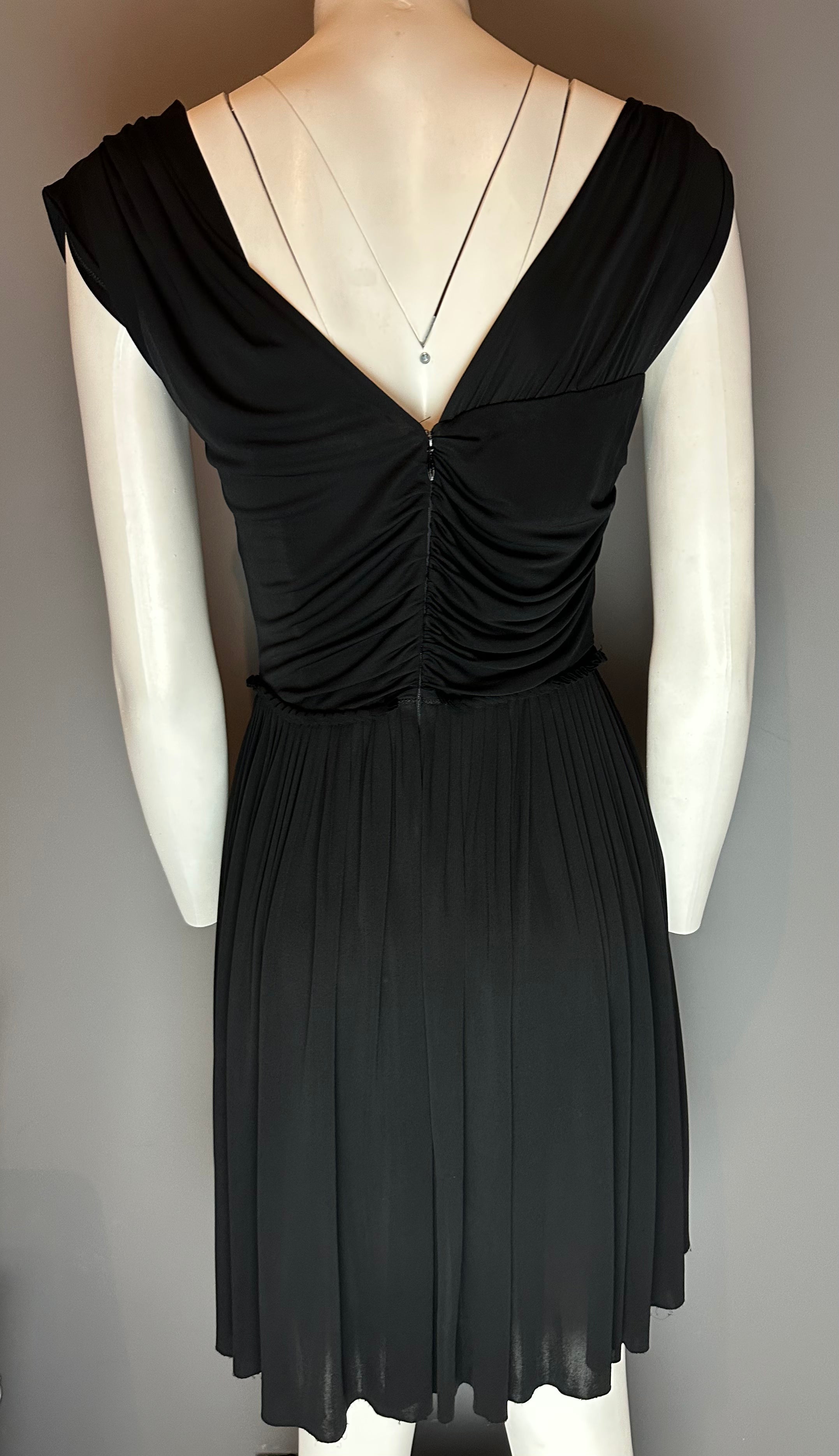 DIOR - Dress midi black size 36 FR