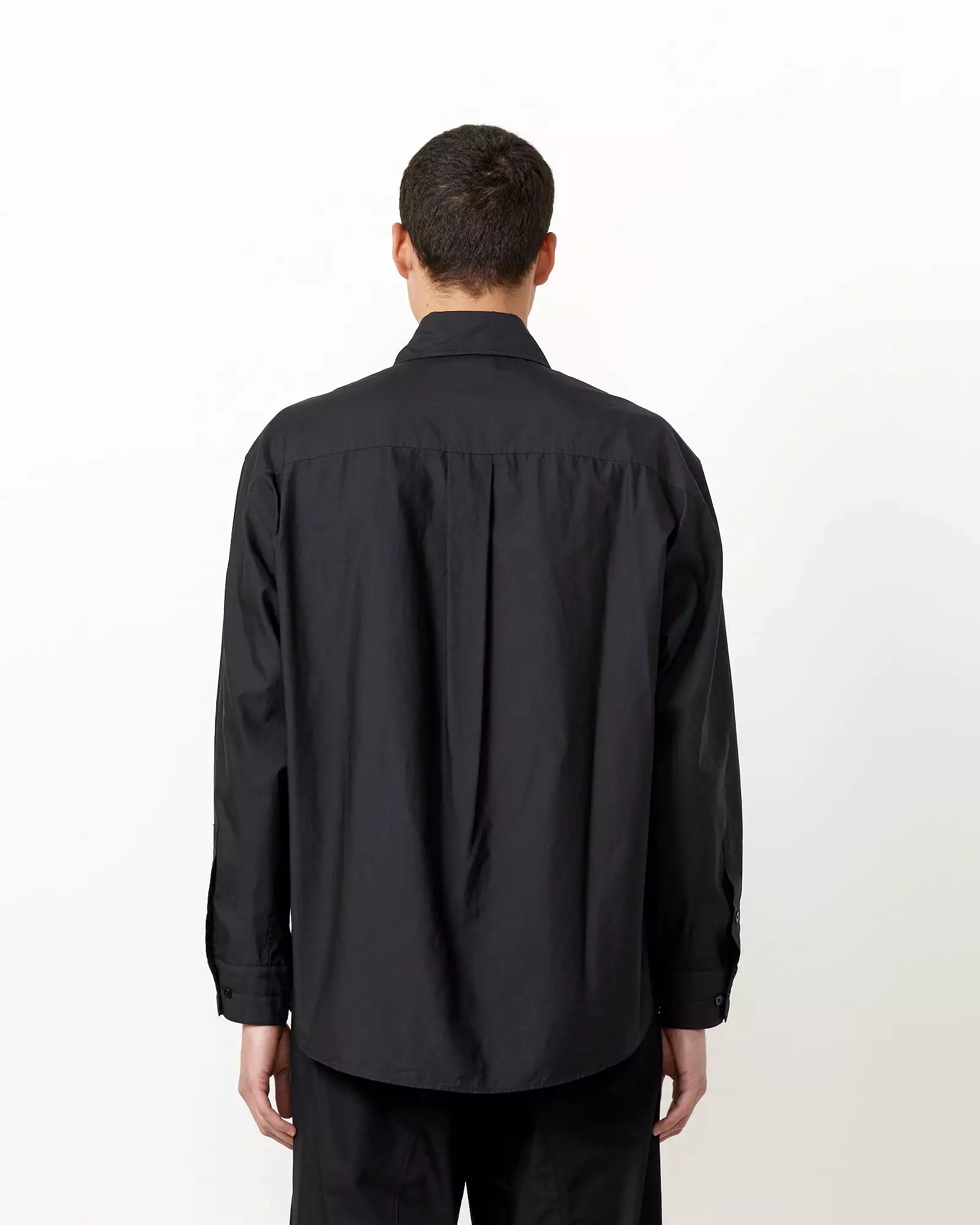 Double Pocket Shirt in Black