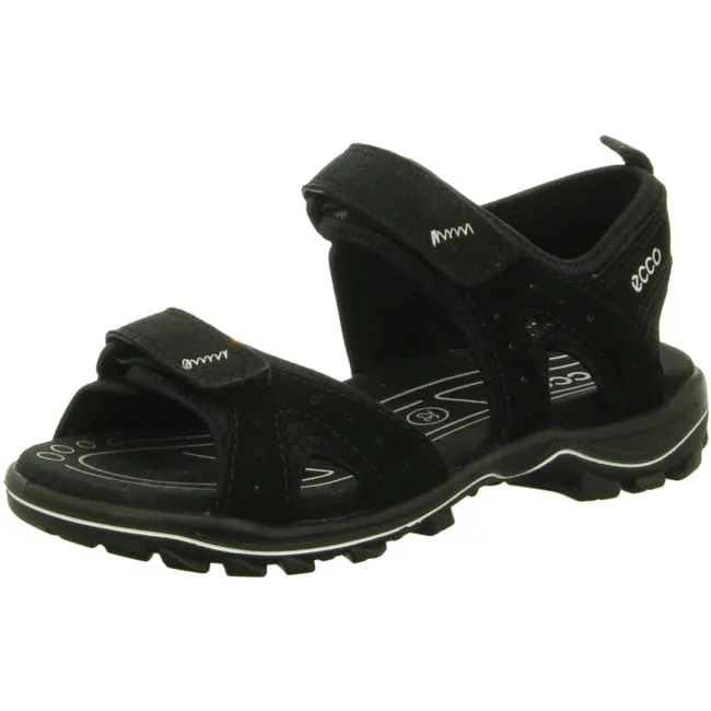 Ecco trekking sandals for boys black