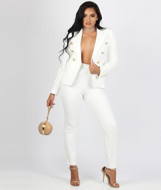 Elegant Two Piece Women Pantsuit