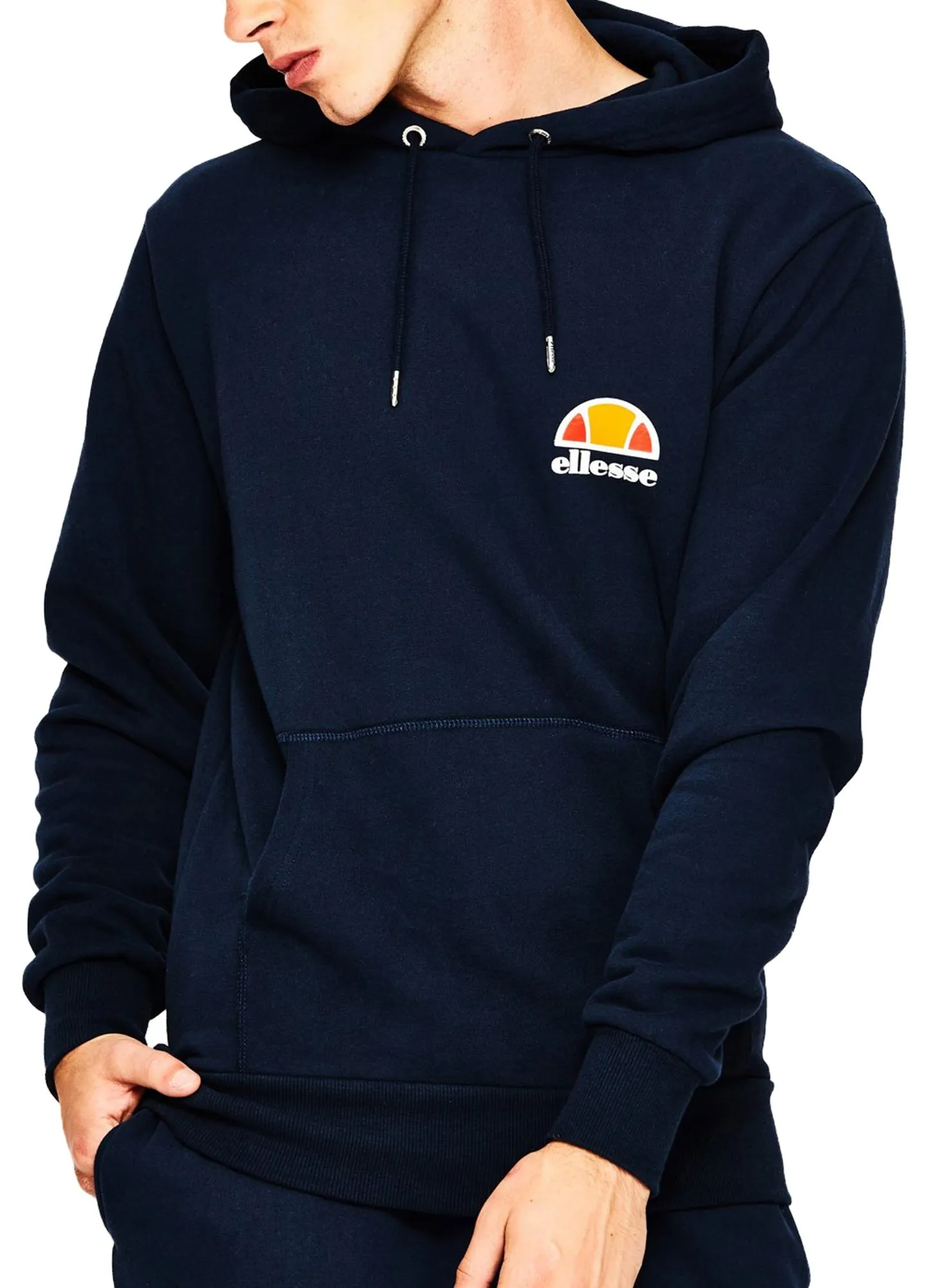 Ellesse Toce Logo Overhead Hoodie Navy