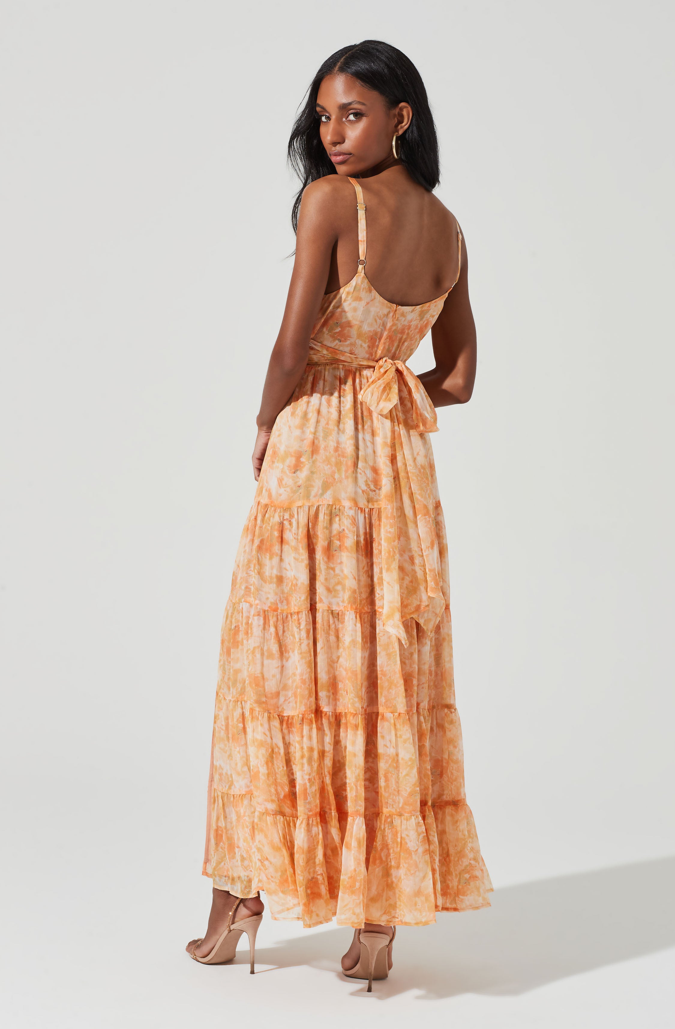 Elsa Floral Tiered Maxi Dress