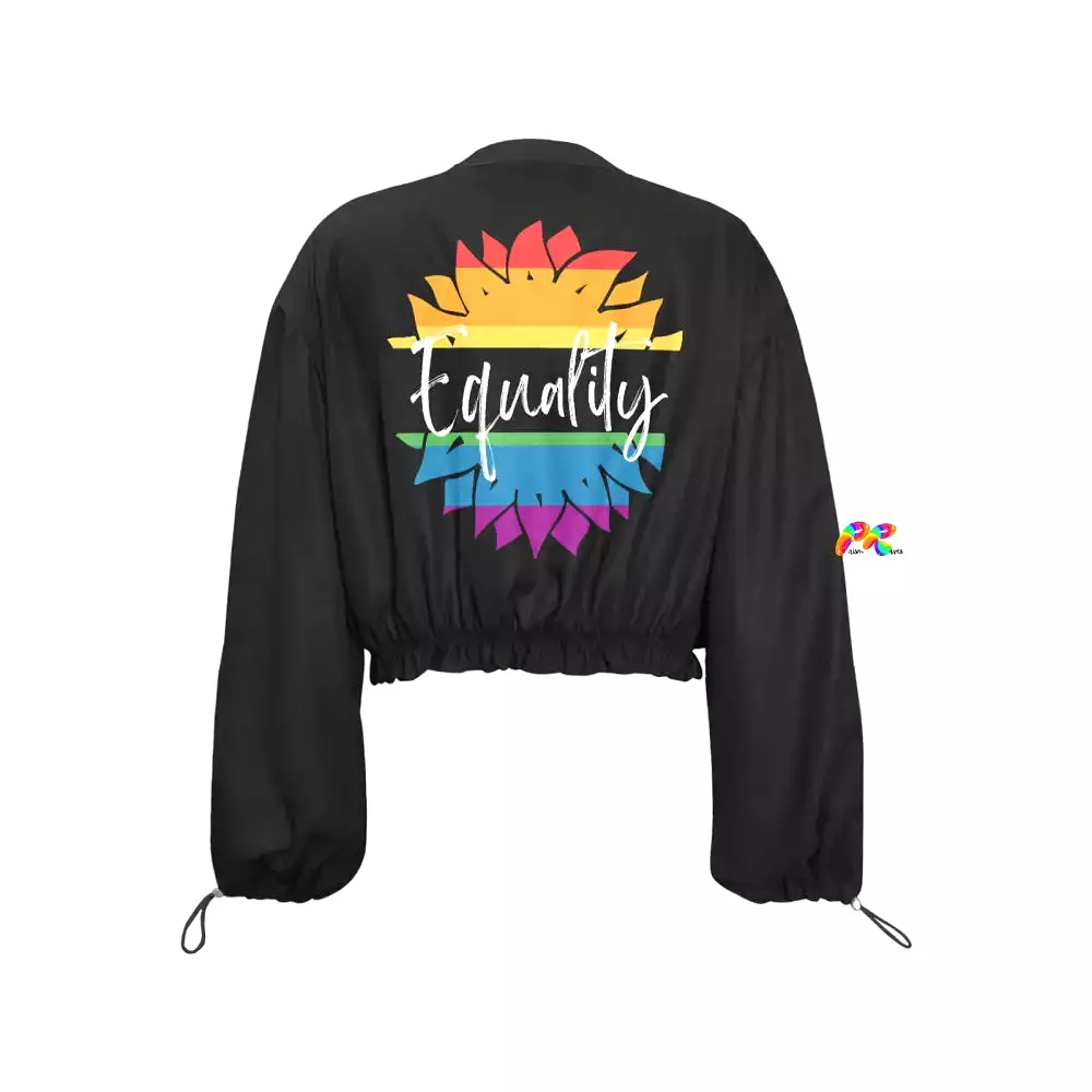 Equality Women's Chiffon Cropped Jacket