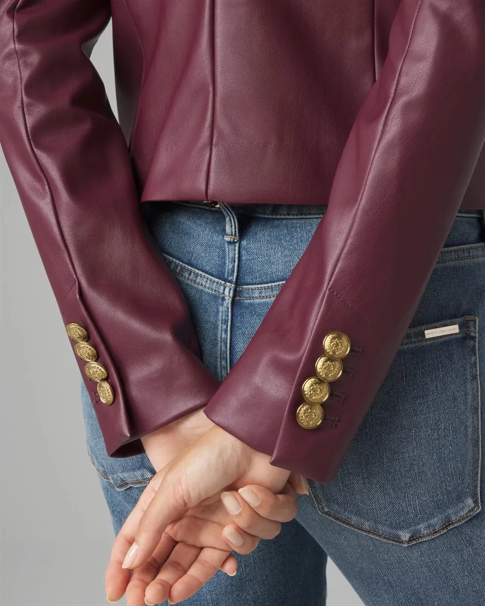 Faux Leather Jacket