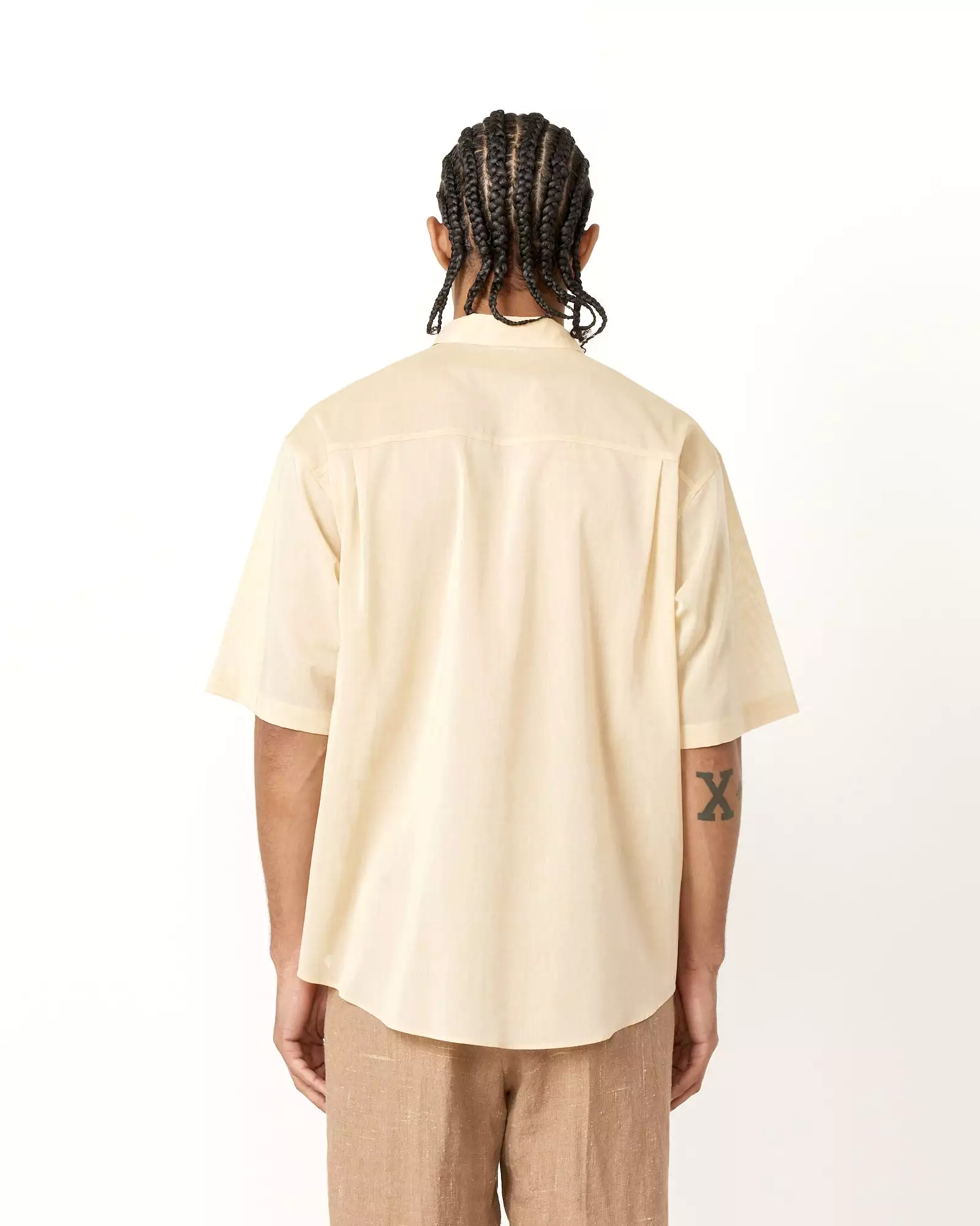 Finx Organdy Shirt in Light Yellow