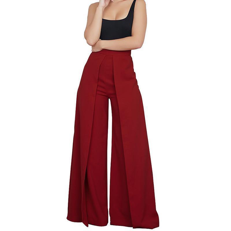 Flayered Wide Leg Pants For Women