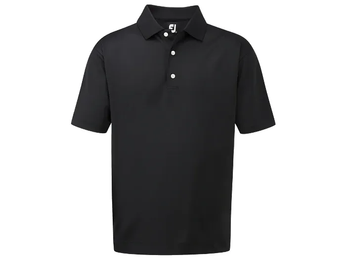 FootJoy Performance Stretch Pique Men's Polo Shirts - Black