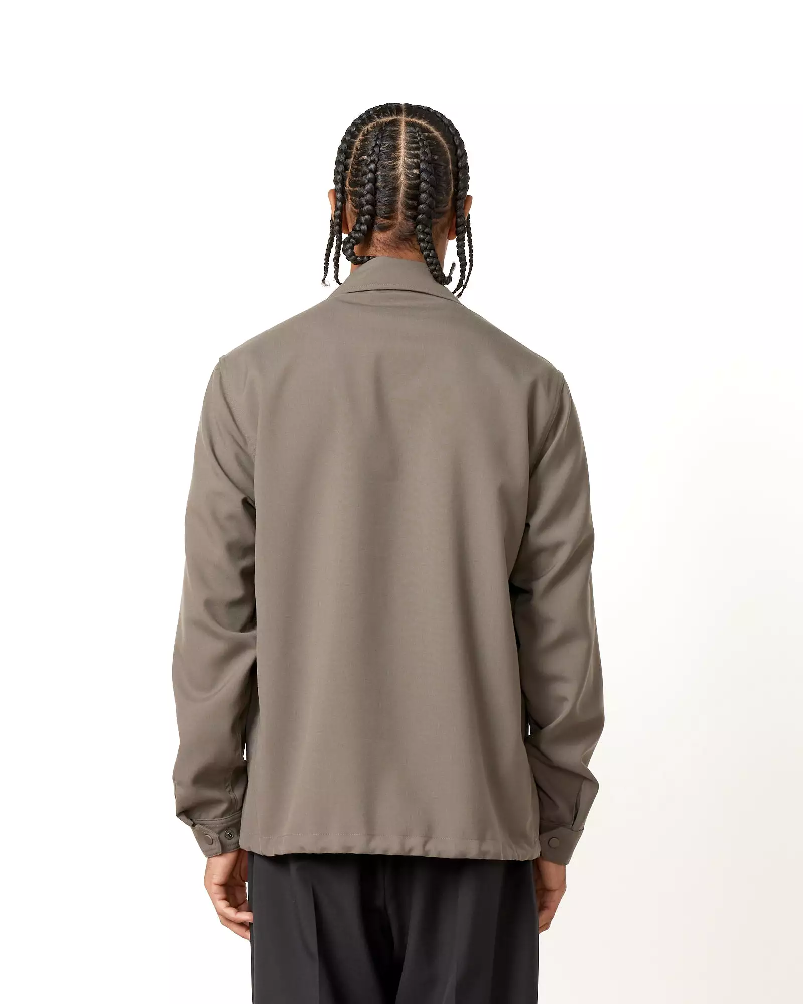 Forum Jacket in Tropical Wool Flat Grey