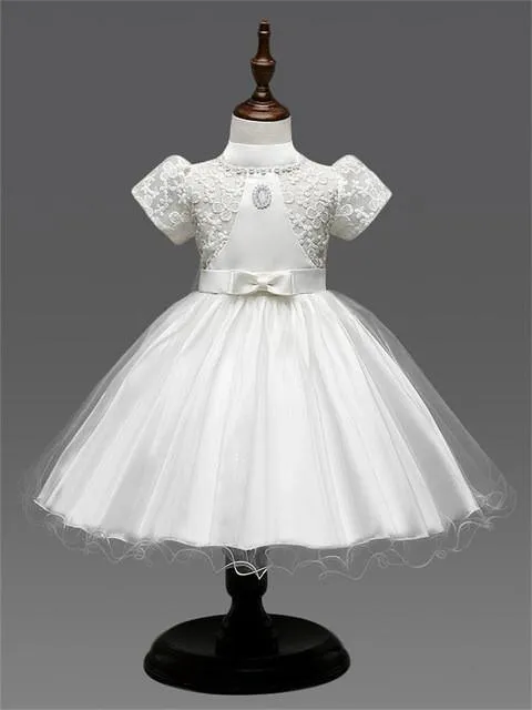 Girls Dresses, Vintage Lace Wedding Dress For Kids 0-8 Yrs