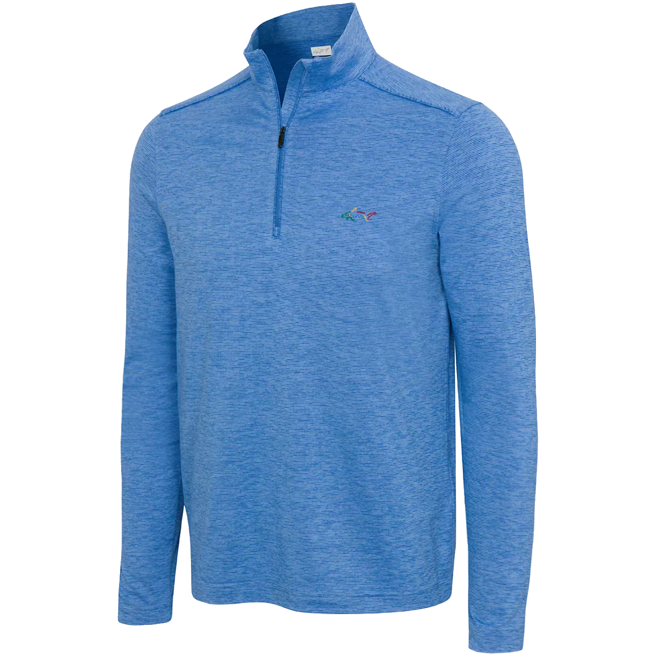 GREG NORMAN Cozy Stripe Jersey Quarter Zip