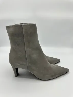 GREY SUEDE ANKLE BOOT - MARIAN