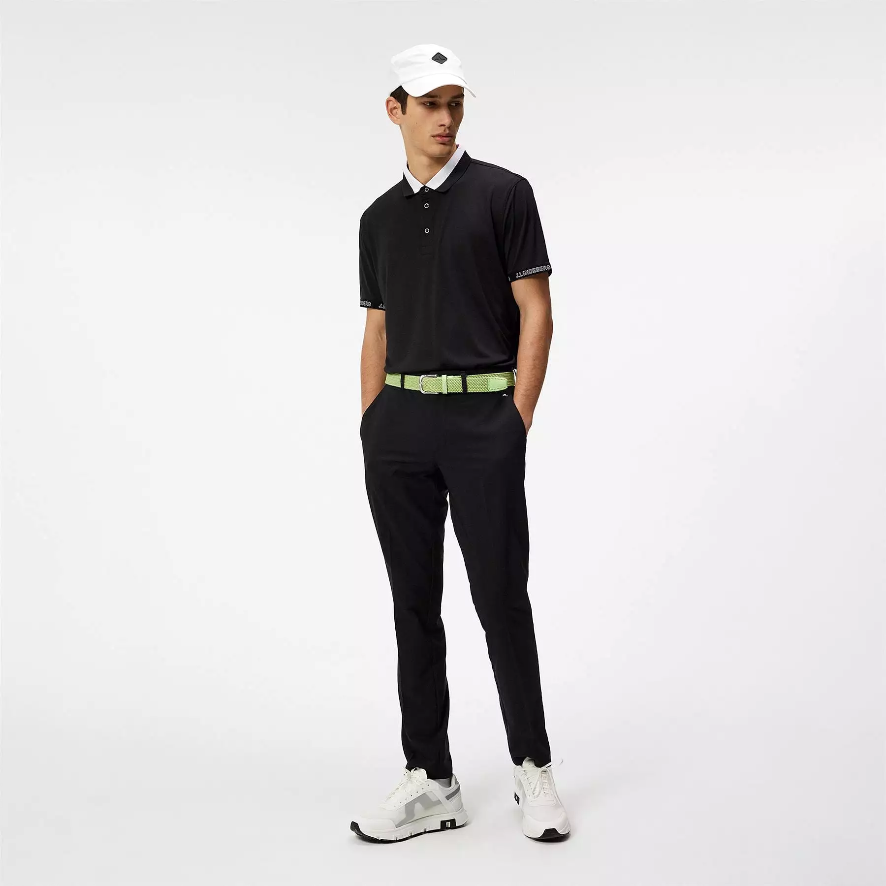 Guy Regular Fit TX Jersey Polo Black - SS24