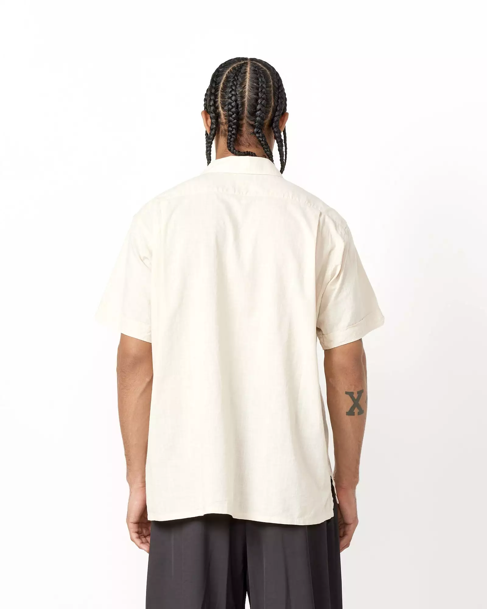 Handkerchief Camp Shirt in Beige