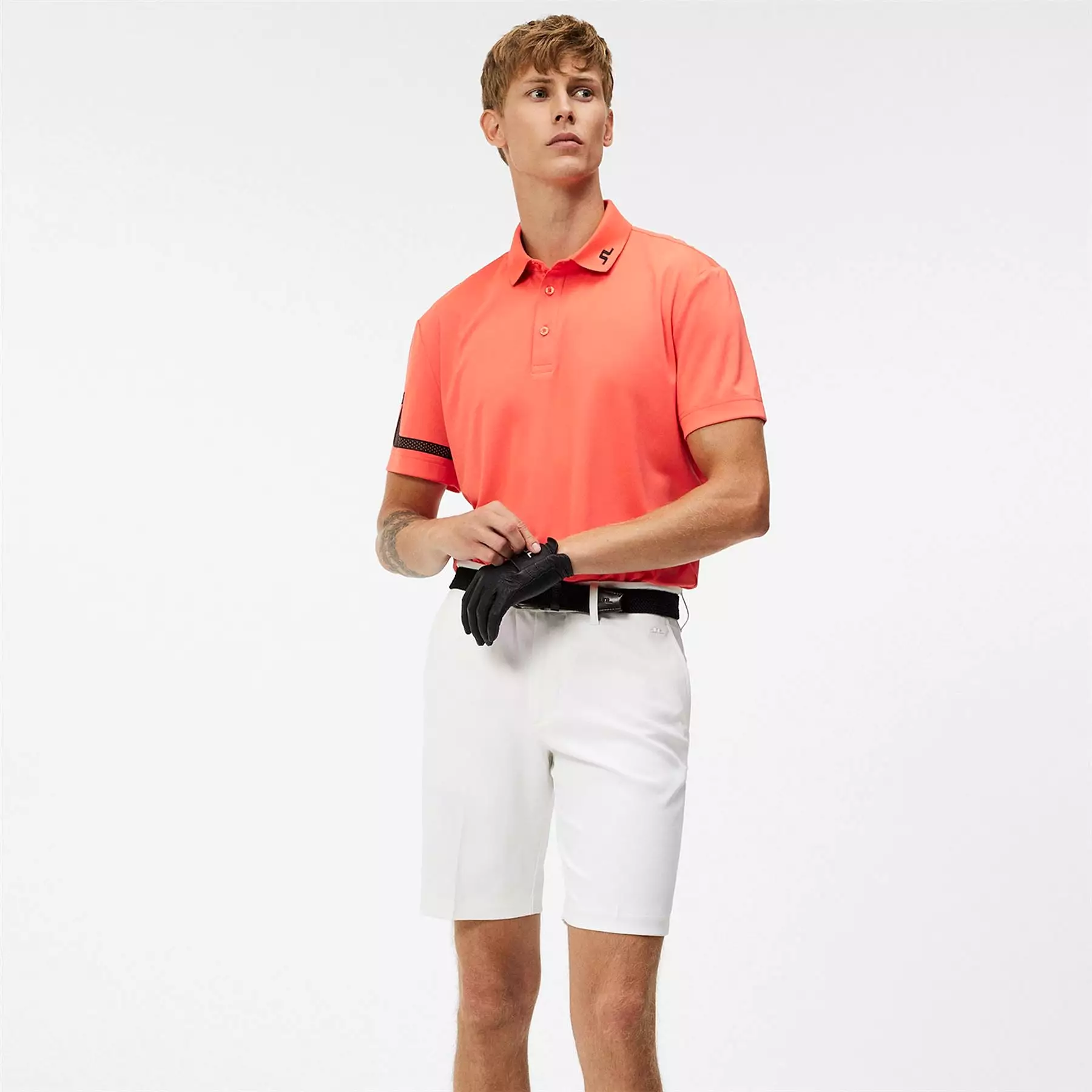 Heath TX Jersey Regular Fit Polo Hot Coral - W23