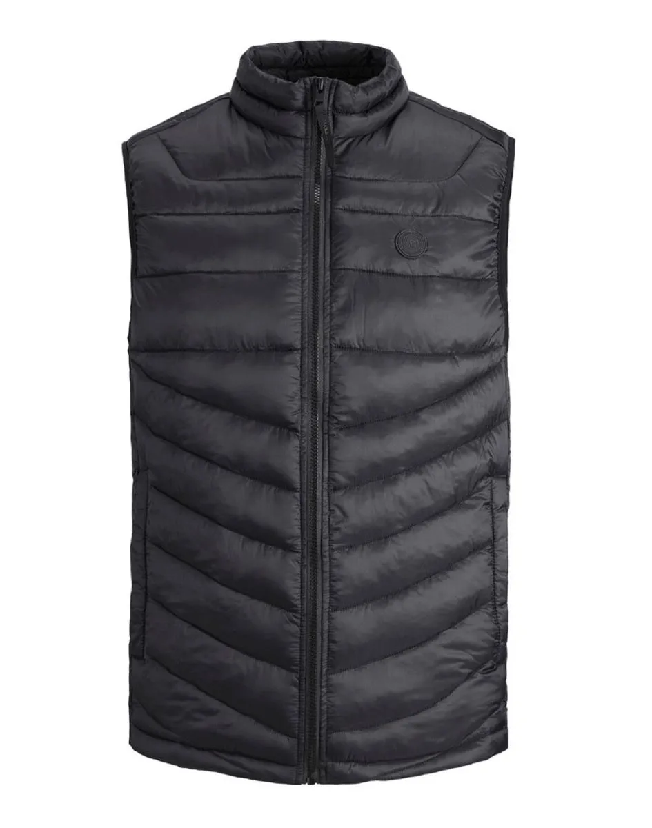 Jack & Jones Hero Puffer Bodywarmer Gilet Black