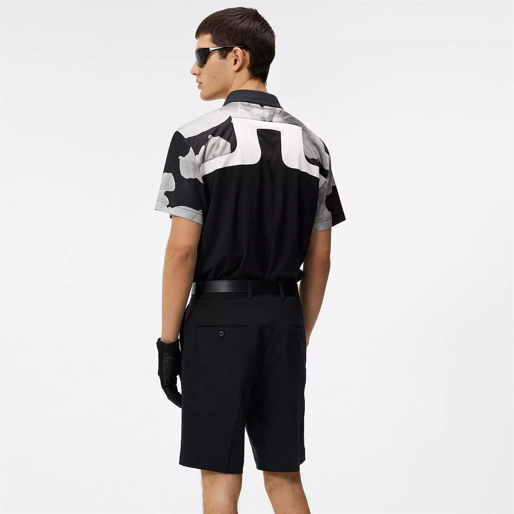 Jeff Regular Fit TX Jersey Tour Polo Black - SS24