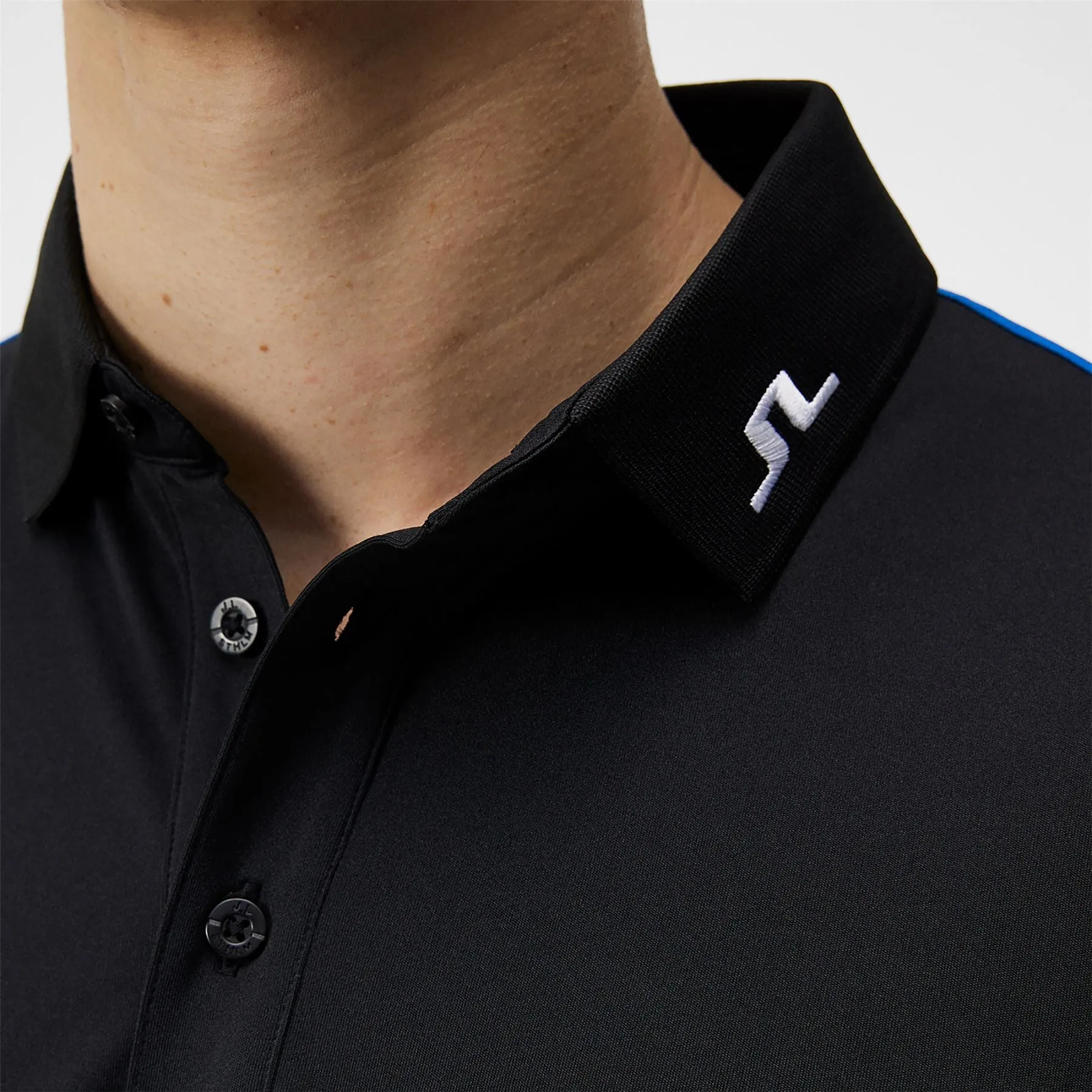 Jeff Regular Fit TX Jersey Tour Polo Black - SS24