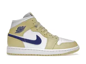 Jordan 1 Mid Lemon Wash Lapis (Women's)